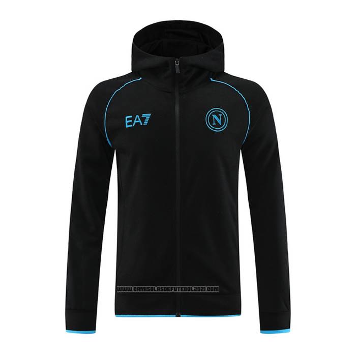 Jaqueta Hoodie Naples 2023-2024 Preto